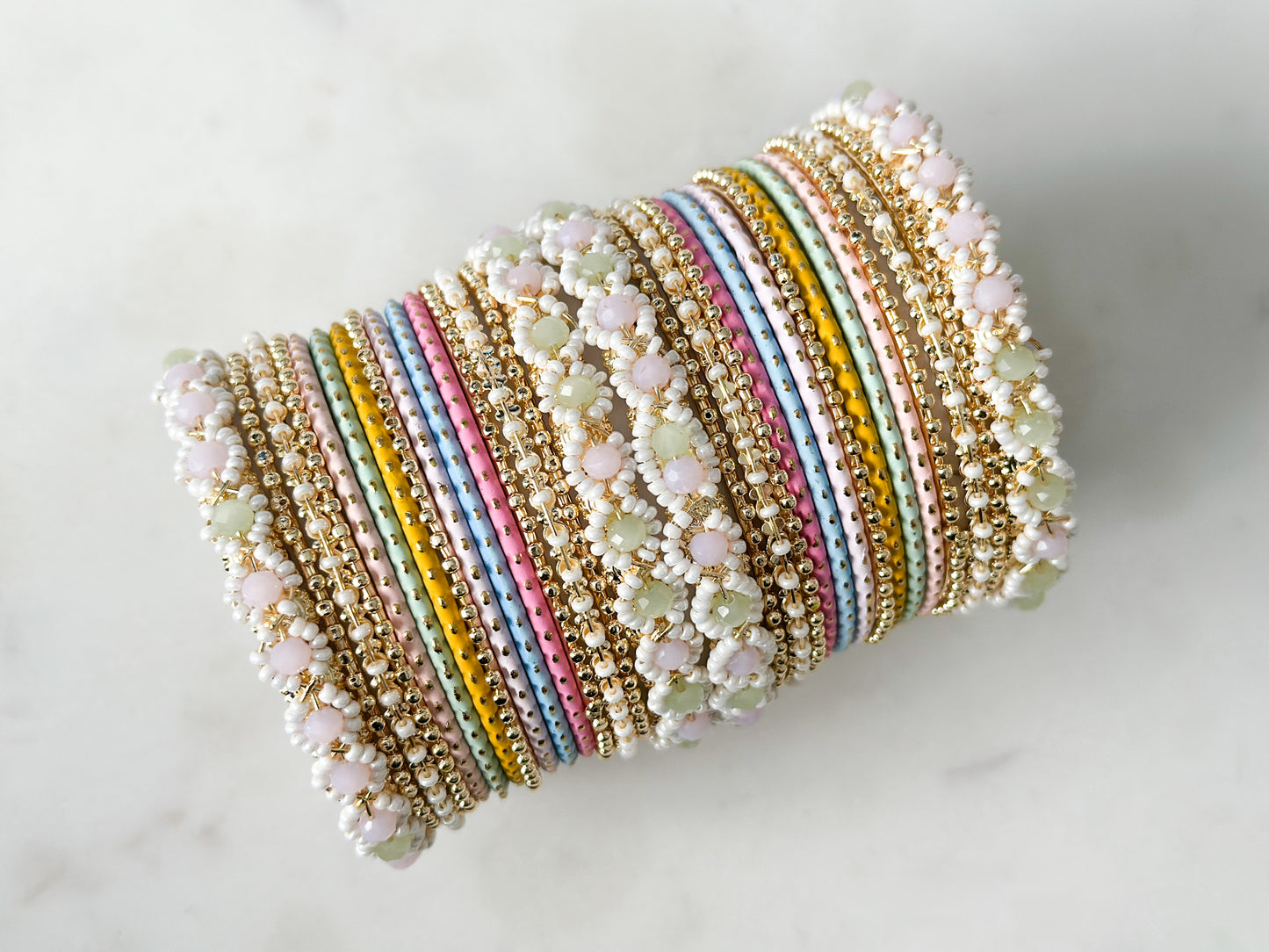Yasmin - Pastel Bangles for both arms