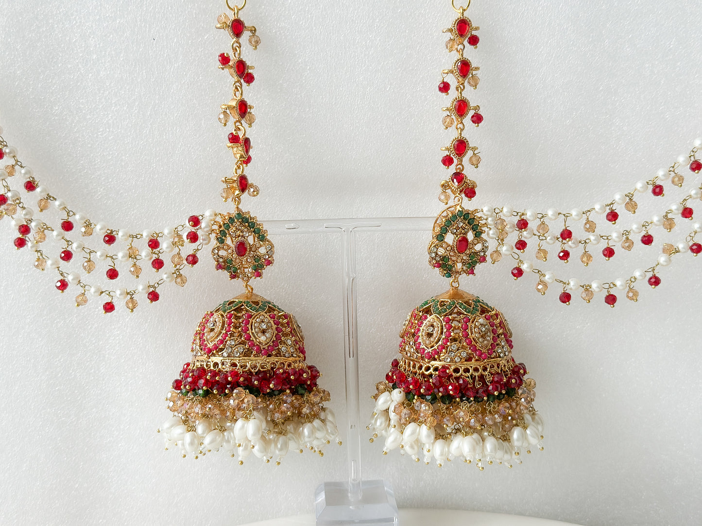 AMIRA- exclusive Jhumka & Tikka (Multi)