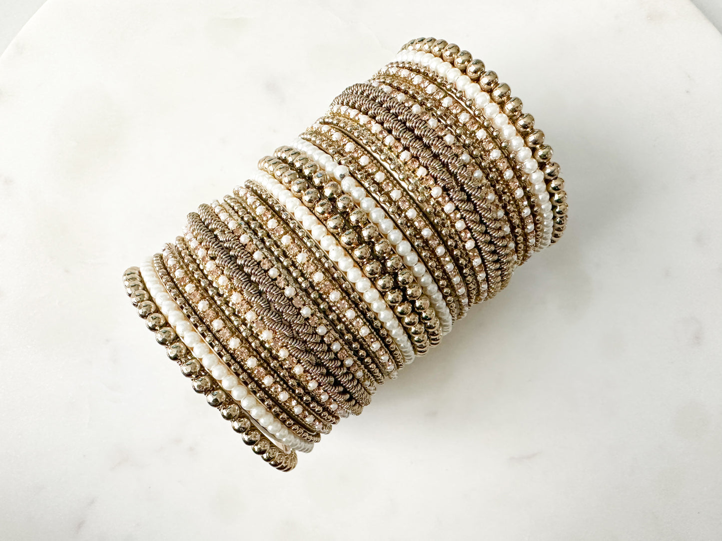 JAANVI - mehendi plated bangles set