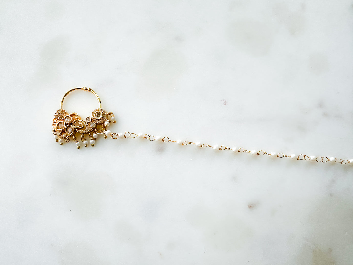 Mastani- Nose Pin with Chain