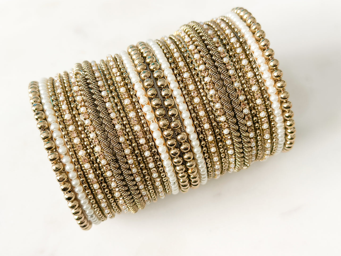 JAANVI - mehendi plated bangles set