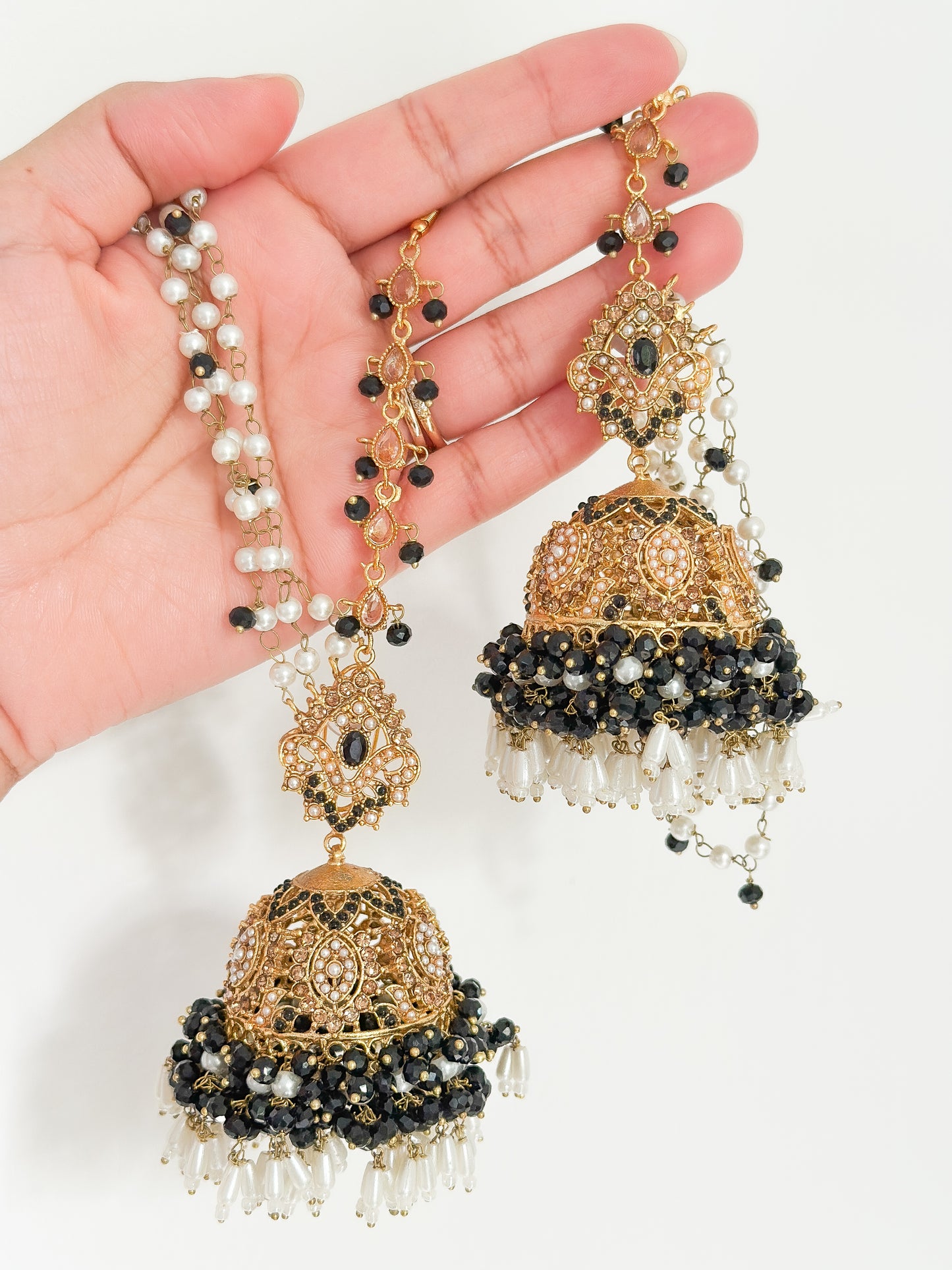 ALIYAH- exclusive necklace set (black )
