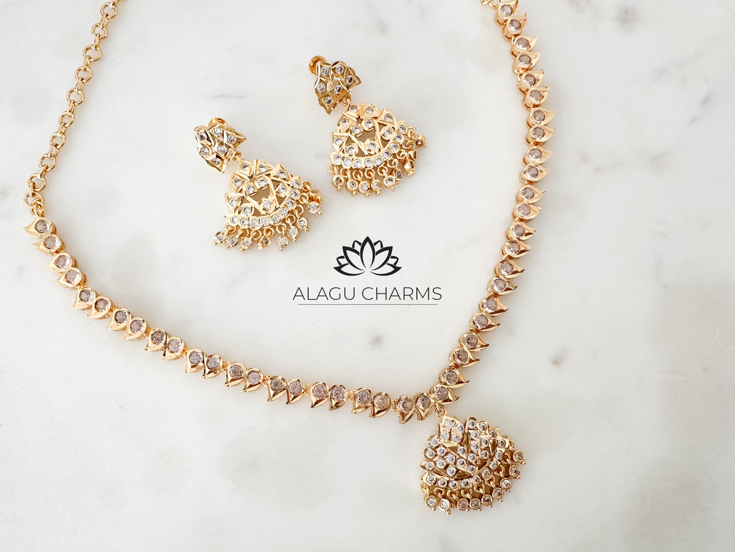 Indra- Impon short necklace set