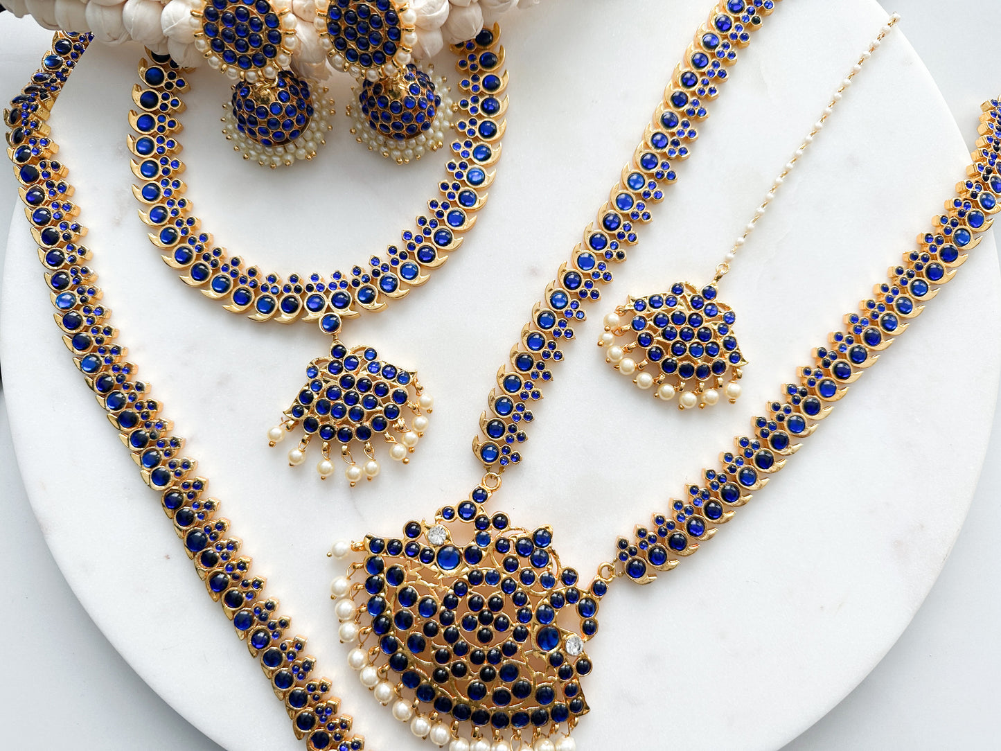 Blue kemp Full Bridal Set (6 pieces)