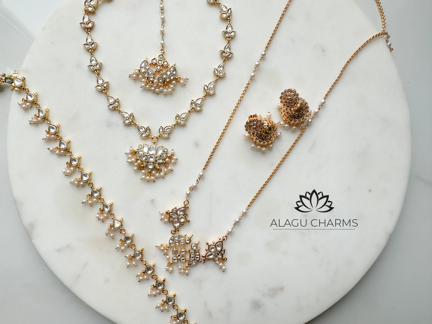 Vintage Full Bridal Set (white)