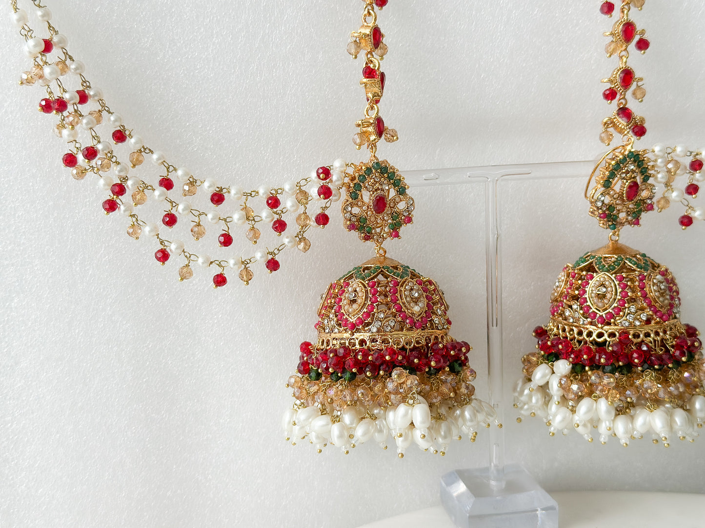 AMIRA- exclusive Jhumka & Tikka (Multi)