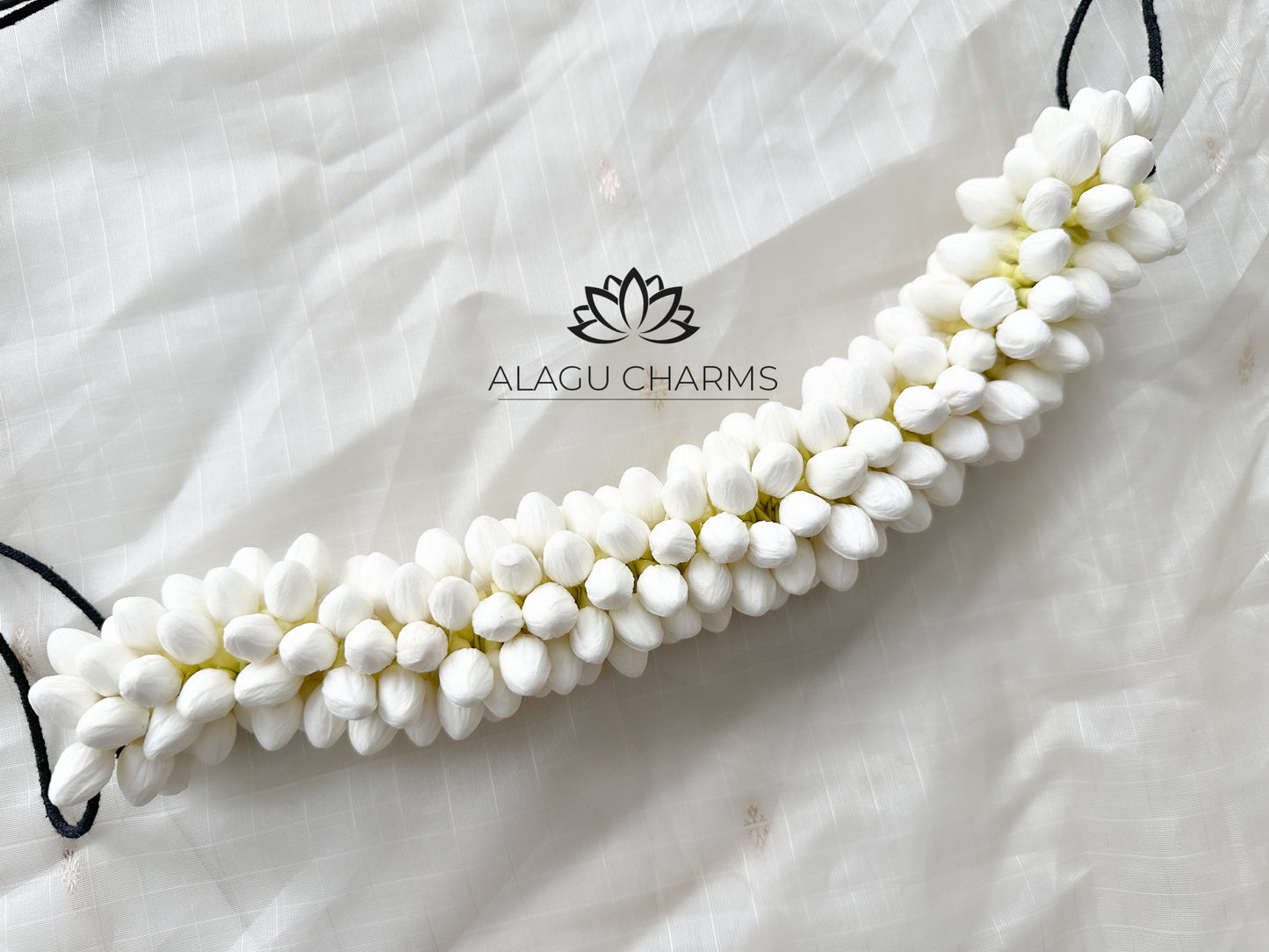 Premium Artificial Jasmin Garland for Hair Bun