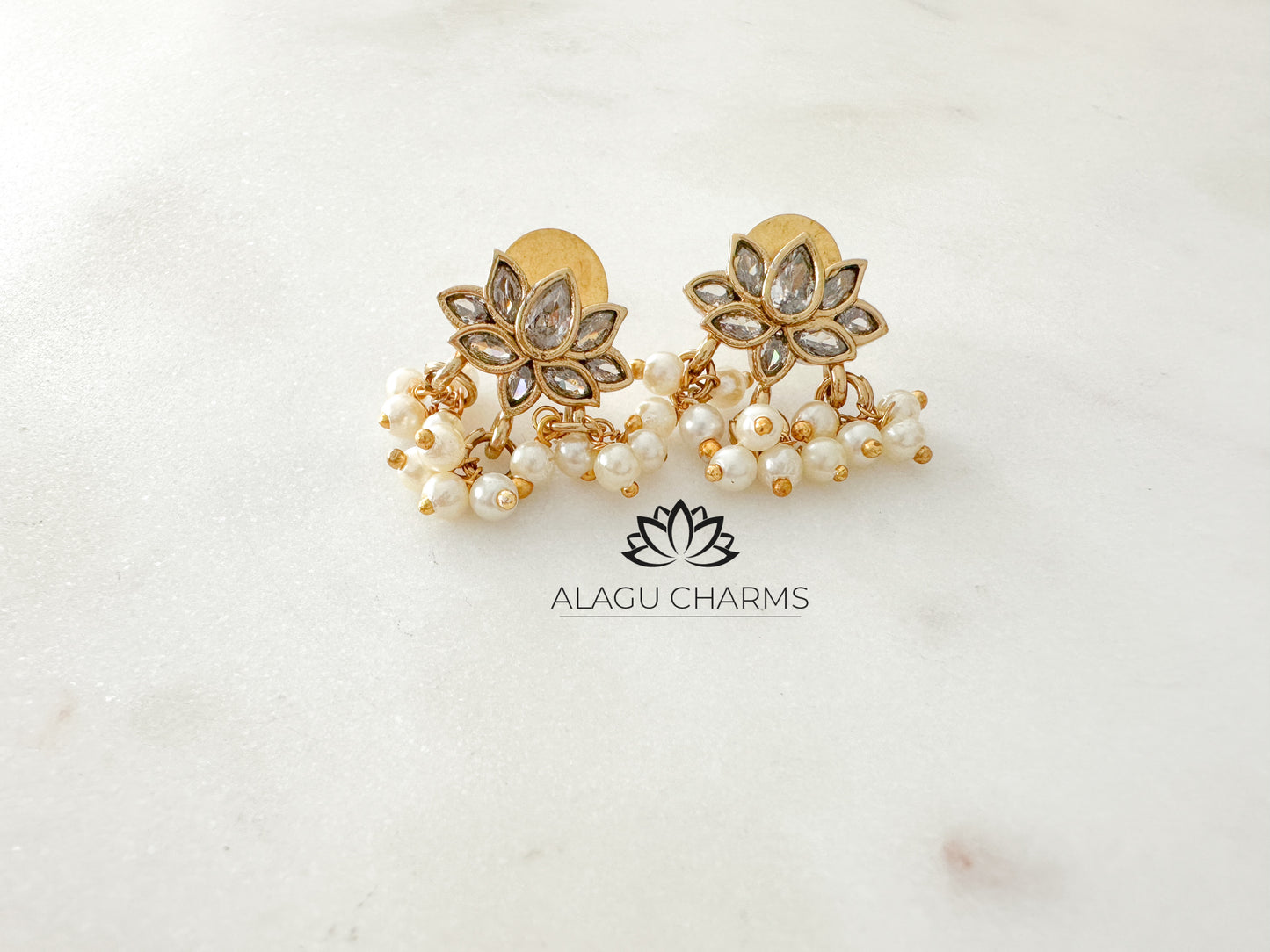 Lotus Ear Studs