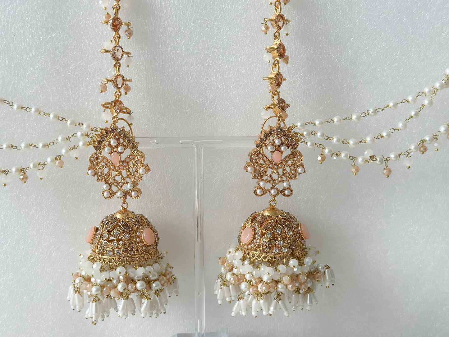 IMANI- Pakistani Style Bridal set (peach)
