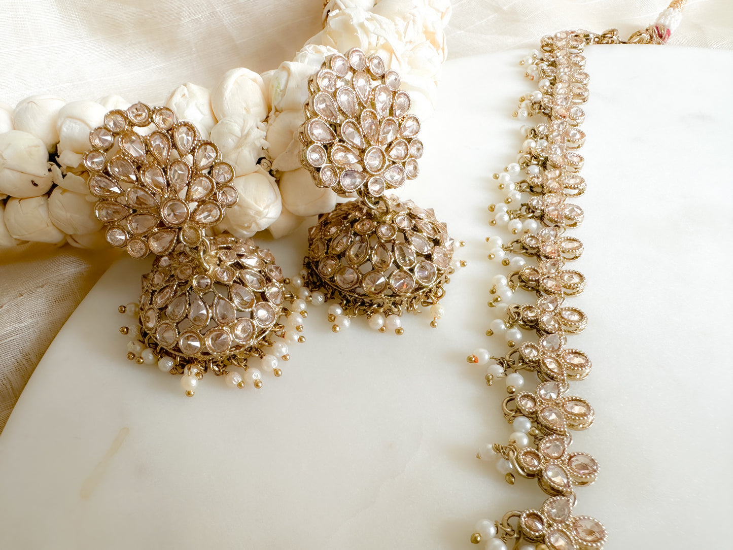 Zohra- Polki Long Chain Set