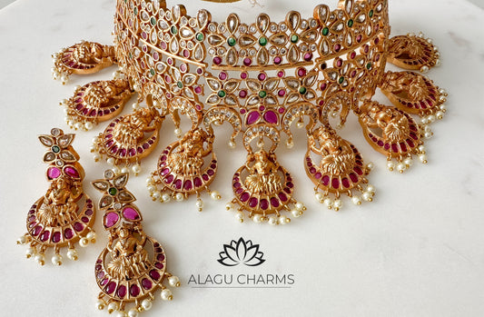 Exclusive Temple Bridal Choker Set