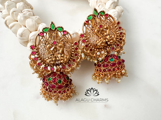 Exquisite Peacock Jhumka