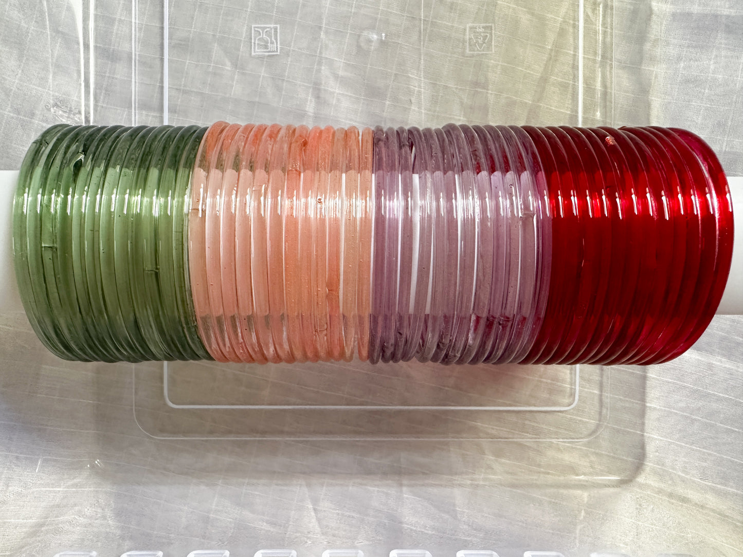 Plain Glass Bangles Set