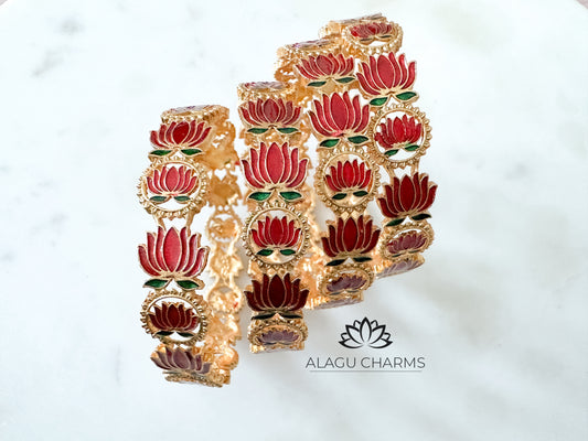 Statement bangles (Lotus)