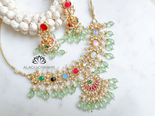 Paachi Kundan Necklace Set