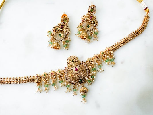 Antique gold Choker Set