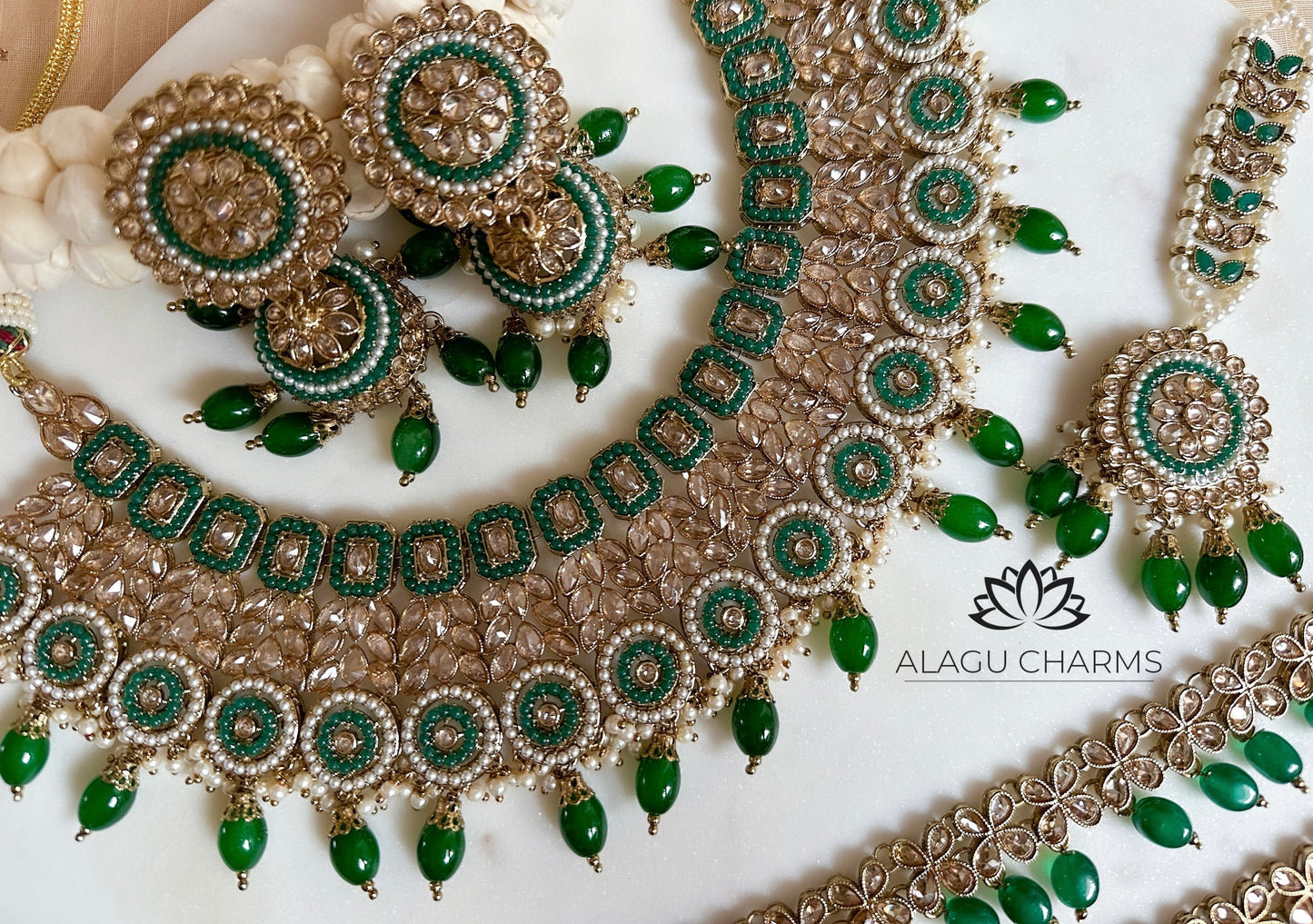 AC Signature Full Bridal Set (Green)