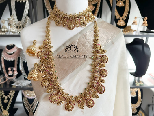 Mahalakshmi - Antique gold Bridal Set