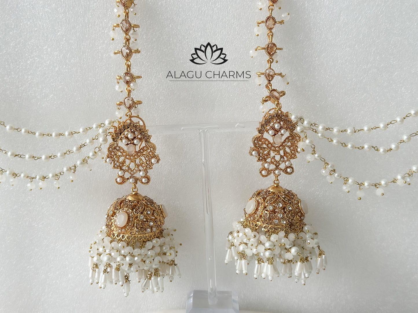 IMANI- Pakistani Style Bridal set (white/ivory)