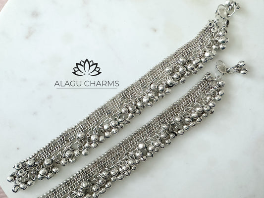 Oxidised anklets
