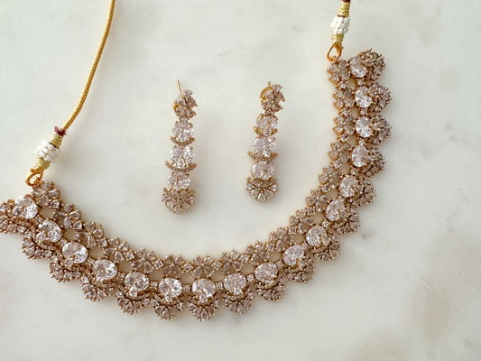 Cinderella- AD Necklace Set