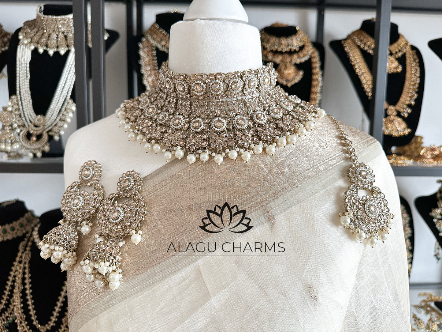 Samira- Polki Bridal Choker Set