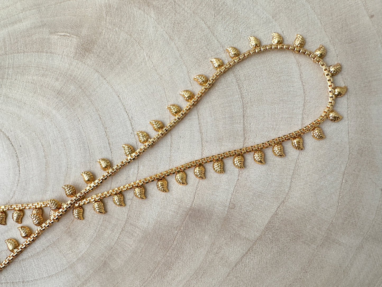 Gold Waist Chain with Mango Motifs