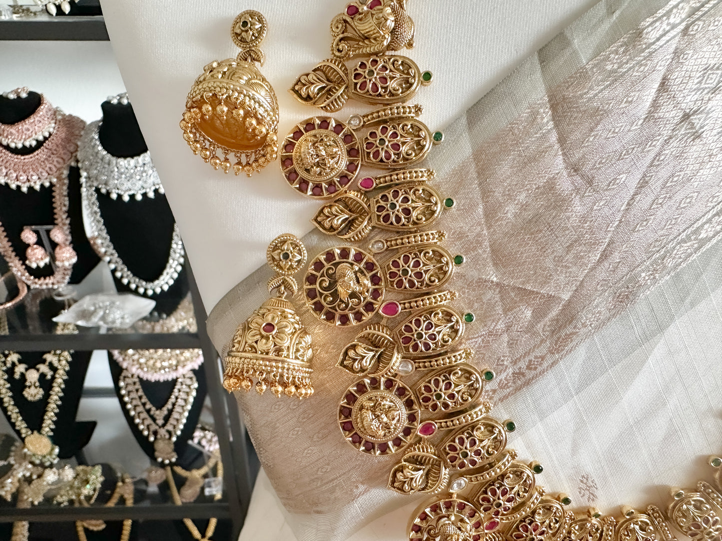 Mahalakshmi - Antique gold Bridal Set