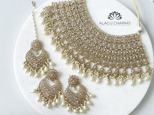 Simran- Grand Polki Bridal Set