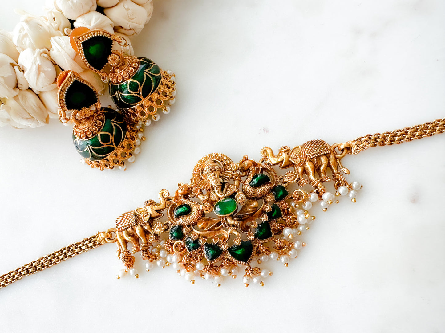 Vinaya- Temple Choker Set
