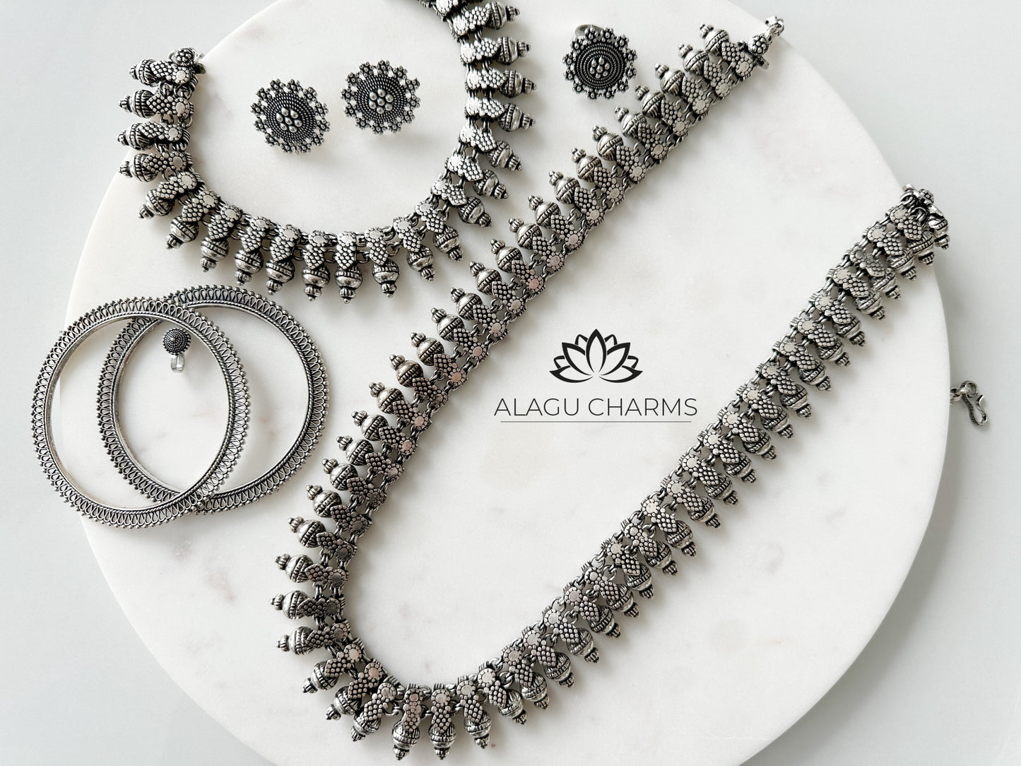 Oxidised Silver Full Set